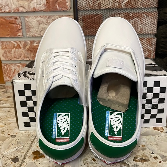 Vans Chima Ferguson Sport Vtg white leather Green - Picture 4 of 10